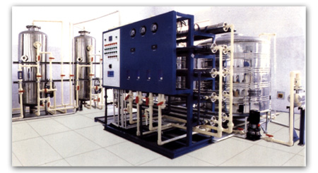 工業用超純水、純水工藝方案示意